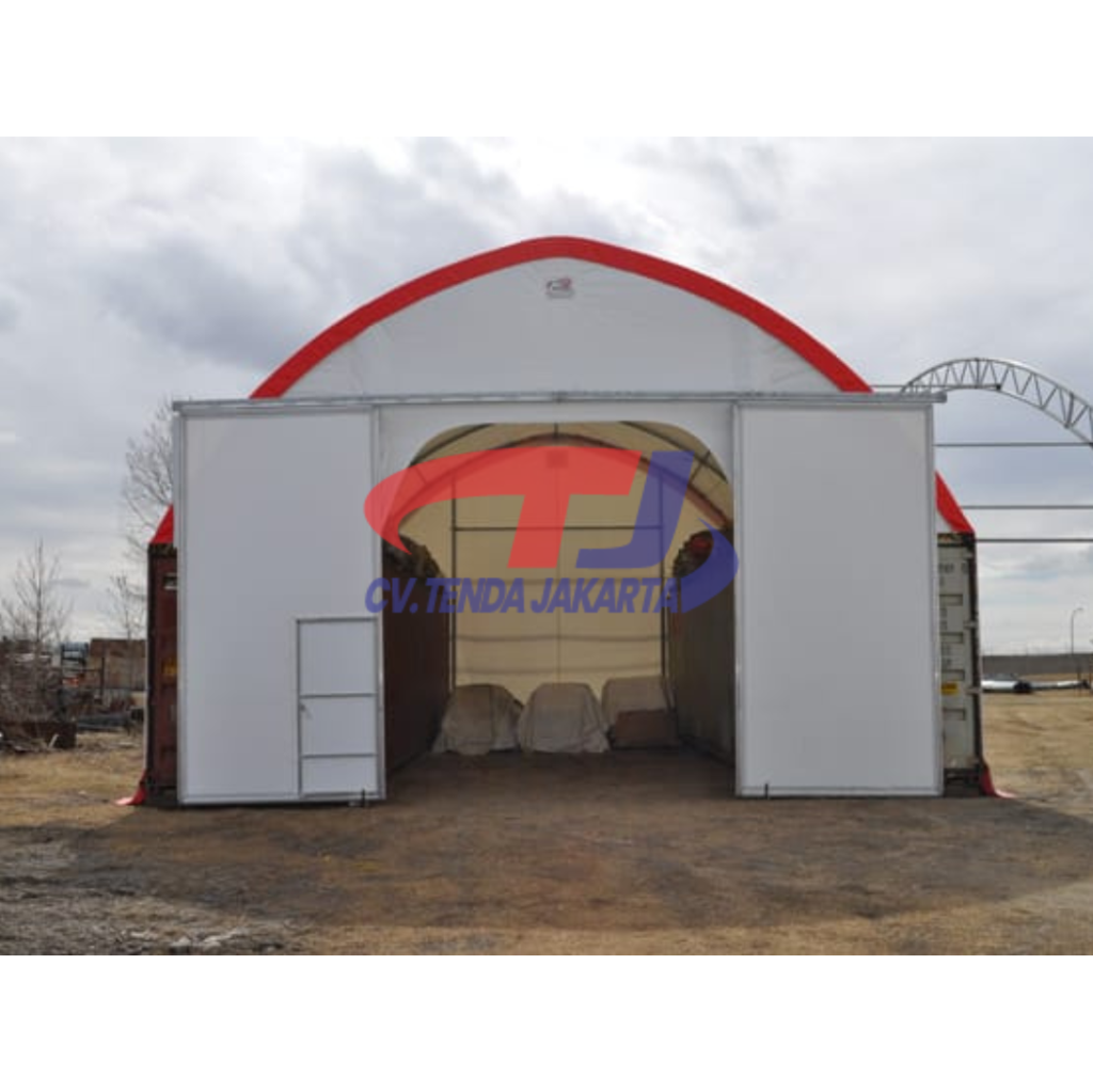 Produksi dan Jual Tenda Kontainer Atau Tenda Dome Kontainer | Pabrik Utama Semua Jenis Tenda
